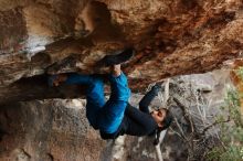 Bouldering in Hueco Tanks on 11/26/2019 with Blue Lizard Climbing and Yoga

Filename: SRM_20191126_1616180.jpg
Aperture: f/3.5
Shutter Speed: 1/250
Body: Canon EOS-1D Mark II
Lens: Canon EF 50mm f/1.8 II