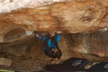 Bouldering in Hueco Tanks on 11/26/2019 with Blue Lizard Climbing and Yoga

Filename: SRM_20191126_1641150.jpg
Aperture: f/4.5
Shutter Speed: 1/250
Body: Canon EOS-1D Mark II
Lens: Canon EF 50mm f/1.8 II