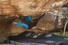 Bouldering in Hueco Tanks on 11/26/2019 with Blue Lizard Climbing and Yoga

Filename: SRM_20191126_1641230.jpg
Aperture: f/4.5
Shutter Speed: 1/250
Body: Canon EOS-1D Mark II
Lens: Canon EF 50mm f/1.8 II