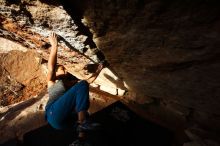 Bouldering in Hueco Tanks on 11/26/2019 with Blue Lizard Climbing and Yoga

Filename: SRM_20191126_1708390.jpg
Aperture: f/6.3
Shutter Speed: 1/250
Body: Canon EOS-1D Mark II
Lens: Canon EF 16-35mm f/2.8 L