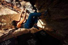 Bouldering in Hueco Tanks on 11/26/2019 with Blue Lizard Climbing and Yoga

Filename: SRM_20191126_1708420.jpg
Aperture: f/6.3
Shutter Speed: 1/250
Body: Canon EOS-1D Mark II
Lens: Canon EF 16-35mm f/2.8 L