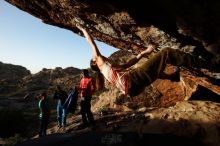 Bouldering in Hueco Tanks on 11/26/2019 with Blue Lizard Climbing and Yoga

Filename: SRM_20191126_1709510.jpg
Aperture: f/9.0
Shutter Speed: 1/250
Body: Canon EOS-1D Mark II
Lens: Canon EF 16-35mm f/2.8 L