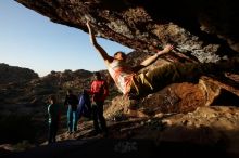Bouldering in Hueco Tanks on 11/26/2019 with Blue Lizard Climbing and Yoga

Filename: SRM_20191126_1709520.jpg
Aperture: f/9.0
Shutter Speed: 1/250
Body: Canon EOS-1D Mark II
Lens: Canon EF 16-35mm f/2.8 L
