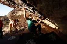 Bouldering in Hueco Tanks on 11/26/2019 with Blue Lizard Climbing and Yoga

Filename: SRM_20191126_1710241.jpg
Aperture: f/5.6
Shutter Speed: 1/250
Body: Canon EOS-1D Mark II
Lens: Canon EF 16-35mm f/2.8 L