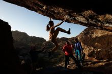 Bouldering in Hueco Tanks on 11/26/2019 with Blue Lizard Climbing and Yoga

Filename: SRM_20191126_1711561.jpg
Aperture: f/10.0
Shutter Speed: 1/250
Body: Canon EOS-1D Mark II
Lens: Canon EF 16-35mm f/2.8 L