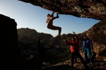 Bouldering in Hueco Tanks on 11/26/2019 with Blue Lizard Climbing and Yoga

Filename: SRM_20191126_1712050.jpg
Aperture: f/13.0
Shutter Speed: 1/250
Body: Canon EOS-1D Mark II
Lens: Canon EF 16-35mm f/2.8 L