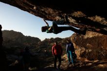 Bouldering in Hueco Tanks on 11/26/2019 with Blue Lizard Climbing and Yoga

Filename: SRM_20191126_1712590.jpg
Aperture: f/10.0
Shutter Speed: 1/250
Body: Canon EOS-1D Mark II
Lens: Canon EF 16-35mm f/2.8 L