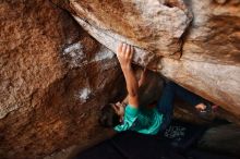 Bouldering in Hueco Tanks on 11/26/2019 with Blue Lizard Climbing and Yoga

Filename: SRM_20191126_1736421.jpg
Aperture: f/3.5
Shutter Speed: 1/250
Body: Canon EOS-1D Mark II
Lens: Canon EF 16-35mm f/2.8 L