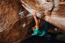 Bouldering in Hueco Tanks on 11/26/2019 with Blue Lizard Climbing and Yoga

Filename: SRM_20191126_1736430.jpg
Aperture: f/3.5
Shutter Speed: 1/250
Body: Canon EOS-1D Mark II
Lens: Canon EF 16-35mm f/2.8 L