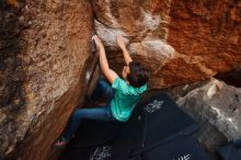 Bouldering in Hueco Tanks on 11/26/2019 with Blue Lizard Climbing and Yoga

Filename: SRM_20191126_1739030.jpg
Aperture: f/4.0
Shutter Speed: 1/250
Body: Canon EOS-1D Mark II
Lens: Canon EF 16-35mm f/2.8 L