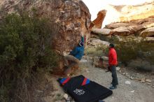 Bouldering in Hueco Tanks on 11/26/2019 with Blue Lizard Climbing and Yoga

Filename: SRM_20191126_1741100.jpg
Aperture: f/5.6
Shutter Speed: 1/250
Body: Canon EOS-1D Mark II
Lens: Canon EF 16-35mm f/2.8 L