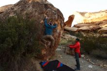 Bouldering in Hueco Tanks on 11/26/2019 with Blue Lizard Climbing and Yoga

Filename: SRM_20191126_1741210.jpg
Aperture: f/6.3
Shutter Speed: 1/250
Body: Canon EOS-1D Mark II
Lens: Canon EF 16-35mm f/2.8 L