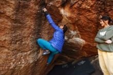 Bouldering in Hueco Tanks on 11/26/2019 with Blue Lizard Climbing and Yoga

Filename: SRM_20191126_1743400.jpg
Aperture: f/3.2
Shutter Speed: 1/250
Body: Canon EOS-1D Mark II
Lens: Canon EF 16-35mm f/2.8 L