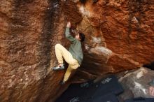 Bouldering in Hueco Tanks on 11/26/2019 with Blue Lizard Climbing and Yoga

Filename: SRM_20191126_1743540.jpg
Aperture: f/2.8
Shutter Speed: 1/250
Body: Canon EOS-1D Mark II
Lens: Canon EF 16-35mm f/2.8 L