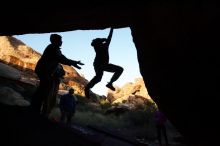 Bouldering in Hueco Tanks on 11/26/2019 with Blue Lizard Climbing and Yoga

Filename: SRM_20191126_1745590.jpg
Aperture: f/10.0
Shutter Speed: 1/250
Body: Canon EOS-1D Mark II
Lens: Canon EF 16-35mm f/2.8 L