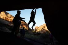 Bouldering in Hueco Tanks on 11/26/2019 with Blue Lizard Climbing and Yoga

Filename: SRM_20191126_1745591.jpg
Aperture: f/11.0
Shutter Speed: 1/250
Body: Canon EOS-1D Mark II
Lens: Canon EF 16-35mm f/2.8 L