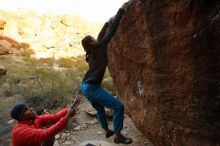Bouldering in Hueco Tanks on 11/26/2019 with Blue Lizard Climbing and Yoga

Filename: SRM_20191126_1750472.jpg
Aperture: f/5.0
Shutter Speed: 1/250
Body: Canon EOS-1D Mark II
Lens: Canon EF 16-35mm f/2.8 L