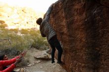 Bouldering in Hueco Tanks on 11/26/2019 with Blue Lizard Climbing and Yoga

Filename: SRM_20191126_1751140.jpg
Aperture: f/4.5
Shutter Speed: 1/250
Body: Canon EOS-1D Mark II
Lens: Canon EF 16-35mm f/2.8 L