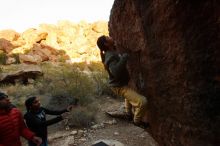 Bouldering in Hueco Tanks on 11/26/2019 with Blue Lizard Climbing and Yoga

Filename: SRM_20191126_1751370.jpg
Aperture: f/5.6
Shutter Speed: 1/250
Body: Canon EOS-1D Mark II
Lens: Canon EF 16-35mm f/2.8 L