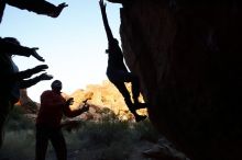 Bouldering in Hueco Tanks on 11/26/2019 with Blue Lizard Climbing and Yoga

Filename: SRM_20191126_1754300.jpg
Aperture: f/6.3
Shutter Speed: 1/250
Body: Canon EOS-1D Mark II
Lens: Canon EF 16-35mm f/2.8 L