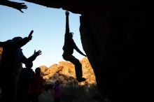 Bouldering in Hueco Tanks on 11/26/2019 with Blue Lizard Climbing and Yoga

Filename: SRM_20191126_1755091.jpg
Aperture: f/8.0
Shutter Speed: 1/250
Body: Canon EOS-1D Mark II
Lens: Canon EF 16-35mm f/2.8 L