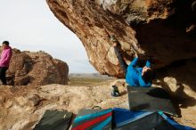 Bouldering in Hueco Tanks on 11/27/2019 with Blue Lizard Climbing and Yoga

Filename: SRM_20191127_0958480.jpg
Aperture: f/9.0
Shutter Speed: 1/250
Body: Canon EOS-1D Mark II
Lens: Canon EF 16-35mm f/2.8 L