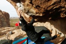 Bouldering in Hueco Tanks on 11/27/2019 with Blue Lizard Climbing and Yoga

Filename: SRM_20191127_1001050.jpg
Aperture: f/7.1
Shutter Speed: 1/250
Body: Canon EOS-1D Mark II
Lens: Canon EF 16-35mm f/2.8 L