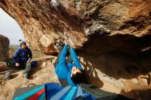Bouldering in Hueco Tanks on 11/27/2019 with Blue Lizard Climbing and Yoga

Filename: SRM_20191127_1003120.jpg
Aperture: f/8.0
Shutter Speed: 1/250
Body: Canon EOS-1D Mark II
Lens: Canon EF 16-35mm f/2.8 L