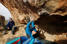 Bouldering in Hueco Tanks on 11/27/2019 with Blue Lizard Climbing and Yoga

Filename: SRM_20191127_1003130.jpg
Aperture: f/8.0
Shutter Speed: 1/250
Body: Canon EOS-1D Mark II
Lens: Canon EF 16-35mm f/2.8 L