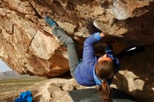 Bouldering in Hueco Tanks on 11/27/2019 with Blue Lizard Climbing and Yoga

Filename: SRM_20191127_1004210.jpg
Aperture: f/9.0
Shutter Speed: 1/250
Body: Canon EOS-1D Mark II
Lens: Canon EF 16-35mm f/2.8 L