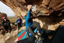 Bouldering in Hueco Tanks on 11/27/2019 with Blue Lizard Climbing and Yoga

Filename: SRM_20191127_1007100.jpg
Aperture: f/8.0
Shutter Speed: 1/250
Body: Canon EOS-1D Mark II
Lens: Canon EF 16-35mm f/2.8 L
