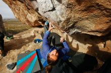 Bouldering in Hueco Tanks on 11/27/2019 with Blue Lizard Climbing and Yoga

Filename: SRM_20191127_1008320.jpg
Aperture: f/9.0
Shutter Speed: 1/250
Body: Canon EOS-1D Mark II
Lens: Canon EF 16-35mm f/2.8 L