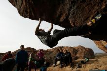 Bouldering in Hueco Tanks on 11/27/2019 with Blue Lizard Climbing and Yoga

Filename: SRM_20191127_1010410.jpg
Aperture: f/13.0
Shutter Speed: 1/250
Body: Canon EOS-1D Mark II
Lens: Canon EF 16-35mm f/2.8 L