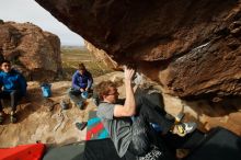 Bouldering in Hueco Tanks on 11/27/2019 with Blue Lizard Climbing and Yoga

Filename: SRM_20191127_1014381.jpg
Aperture: f/9.0
Shutter Speed: 1/250
Body: Canon EOS-1D Mark II
Lens: Canon EF 16-35mm f/2.8 L