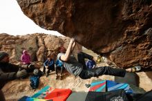 Bouldering in Hueco Tanks on 11/27/2019 with Blue Lizard Climbing and Yoga

Filename: SRM_20191127_1014510.jpg
Aperture: f/7.1
Shutter Speed: 1/250
Body: Canon EOS-1D Mark II
Lens: Canon EF 16-35mm f/2.8 L