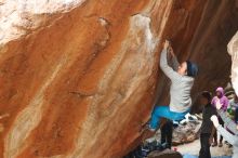 Bouldering in Hueco Tanks on 11/27/2019 with Blue Lizard Climbing and Yoga

Filename: SRM_20191127_1048440.jpg
Aperture: f/4.0
Shutter Speed: 1/250
Body: Canon EOS-1D Mark II
Lens: Canon EF 50mm f/1.8 II