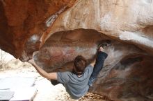 Bouldering in Hueco Tanks on 11/27/2019 with Blue Lizard Climbing and Yoga

Filename: SRM_20191127_1058130.jpg
Aperture: f/3.5
Shutter Speed: 1/250
Body: Canon EOS-1D Mark II
Lens: Canon EF 50mm f/1.8 II