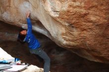 Bouldering in Hueco Tanks on 11/27/2019 with Blue Lizard Climbing and Yoga

Filename: SRM_20191127_1104150.jpg
Aperture: f/5.0
Shutter Speed: 1/320
Body: Canon EOS-1D Mark II
Lens: Canon EF 50mm f/1.8 II