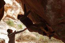 Bouldering in Hueco Tanks on 11/27/2019 with Blue Lizard Climbing and Yoga

Filename: SRM_20191127_1116490.jpg
Aperture: f/5.0
Shutter Speed: 1/320
Body: Canon EOS-1D Mark II
Lens: Canon EF 50mm f/1.8 II