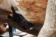 Bouldering in Hueco Tanks on 11/27/2019 with Blue Lizard Climbing and Yoga

Filename: SRM_20191127_1127141.jpg
Aperture: f/4.5
Shutter Speed: 1/250
Body: Canon EOS-1D Mark II
Lens: Canon EF 50mm f/1.8 II