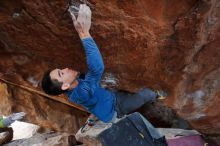 Bouldering in Hueco Tanks on 11/27/2019 with Blue Lizard Climbing and Yoga

Filename: SRM_20191127_1233450.jpg
Aperture: f/3.2
Shutter Speed: 1/250
Body: Canon EOS-1D Mark II
Lens: Canon EF 16-35mm f/2.8 L