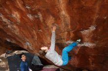 Bouldering in Hueco Tanks on 11/27/2019 with Blue Lizard Climbing and Yoga

Filename: SRM_20191127_1237460.jpg
Aperture: f/3.5
Shutter Speed: 1/250
Body: Canon EOS-1D Mark II
Lens: Canon EF 16-35mm f/2.8 L