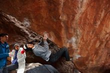 Bouldering in Hueco Tanks on 11/27/2019 with Blue Lizard Climbing and Yoga

Filename: SRM_20191127_1310010.jpg
Aperture: f/2.8
Shutter Speed: 1/200
Body: Canon EOS-1D Mark II
Lens: Canon EF 16-35mm f/2.8 L