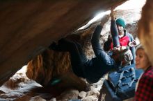 Bouldering in Hueco Tanks on 11/29/2019 with Blue Lizard Climbing and Yoga

Filename: SRM_20191129_1142000.jpg
Aperture: f/2.0
Shutter Speed: 1/250
Body: Canon EOS-1D Mark II
Lens: Canon EF 50mm f/1.8 II