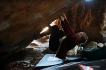 Bouldering in Hueco Tanks on 11/29/2019 with Blue Lizard Climbing and Yoga

Filename: SRM_20191129_1151130.jpg
Aperture: f/2.0
Shutter Speed: 1/250
Body: Canon EOS-1D Mark II
Lens: Canon EF 50mm f/1.8 II