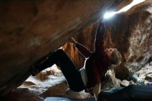 Bouldering in Hueco Tanks on 11/29/2019 with Blue Lizard Climbing and Yoga

Filename: SRM_20191129_1151150.jpg
Aperture: f/1.8
Shutter Speed: 1/250
Body: Canon EOS-1D Mark II
Lens: Canon EF 50mm f/1.8 II