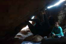 Bouldering in Hueco Tanks on 11/29/2019 with Blue Lizard Climbing and Yoga

Filename: SRM_20191129_1201490.jpg
Aperture: f/2.5
Shutter Speed: 1/250
Body: Canon EOS-1D Mark II
Lens: Canon EF 50mm f/1.8 II