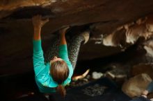 Bouldering in Hueco Tanks on 11/29/2019 with Blue Lizard Climbing and Yoga

Filename: SRM_20191129_1204290.jpg
Aperture: f/1.8
Shutter Speed: 1/250
Body: Canon EOS-1D Mark II
Lens: Canon EF 50mm f/1.8 II