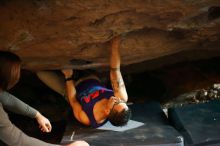 Bouldering in Hueco Tanks on 11/29/2019 with Blue Lizard Climbing and Yoga

Filename: SRM_20191129_1207560.jpg
Aperture: f/1.8
Shutter Speed: 1/160
Body: Canon EOS-1D Mark II
Lens: Canon EF 50mm f/1.8 II