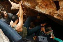 Bouldering in Hueco Tanks on 11/29/2019 with Blue Lizard Climbing and Yoga

Filename: SRM_20191129_1213180.jpg
Aperture: f/4.0
Shutter Speed: 1/250
Body: Canon EOS-1D Mark II
Lens: Canon EF 50mm f/1.8 II